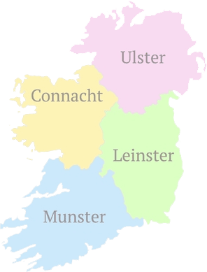 irish provinces