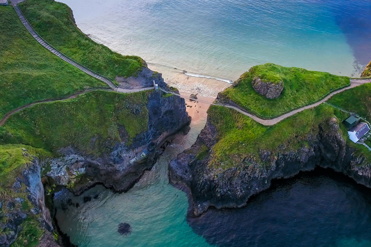 Carrick-a-Rede Rope Bridge in County Antrim